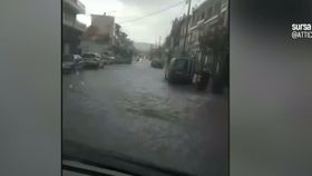 VIDEO Grecia, lovită de vremea severă. În Salonic au fost înregistrate ninsori consistente